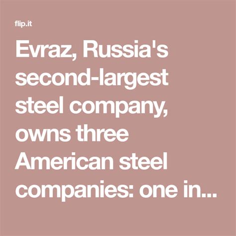 who owns evraz steel